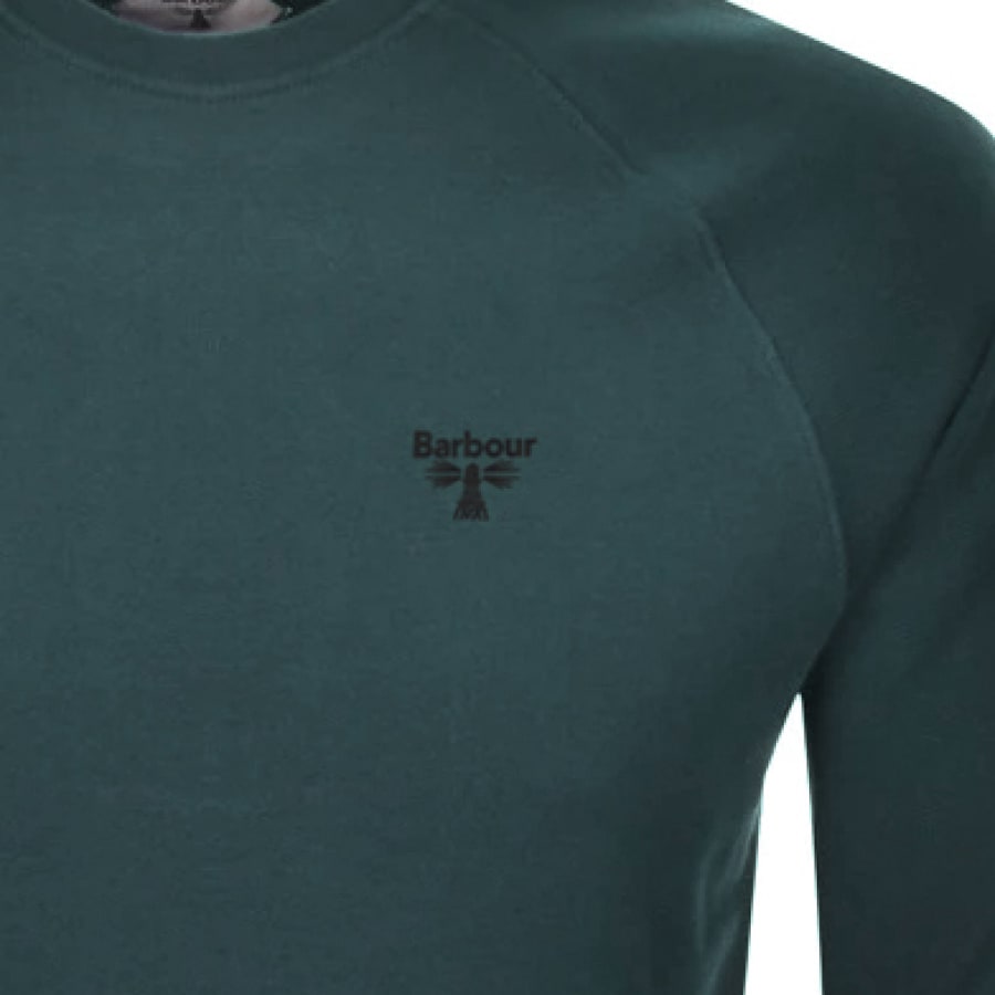 Alternative Image for ProductBarbour Beacon Crew Neck Sweatshirt Blue3